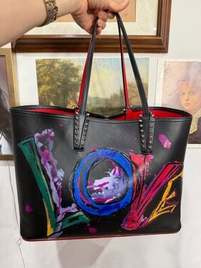 Christian Louboutin Cabarock leather tote